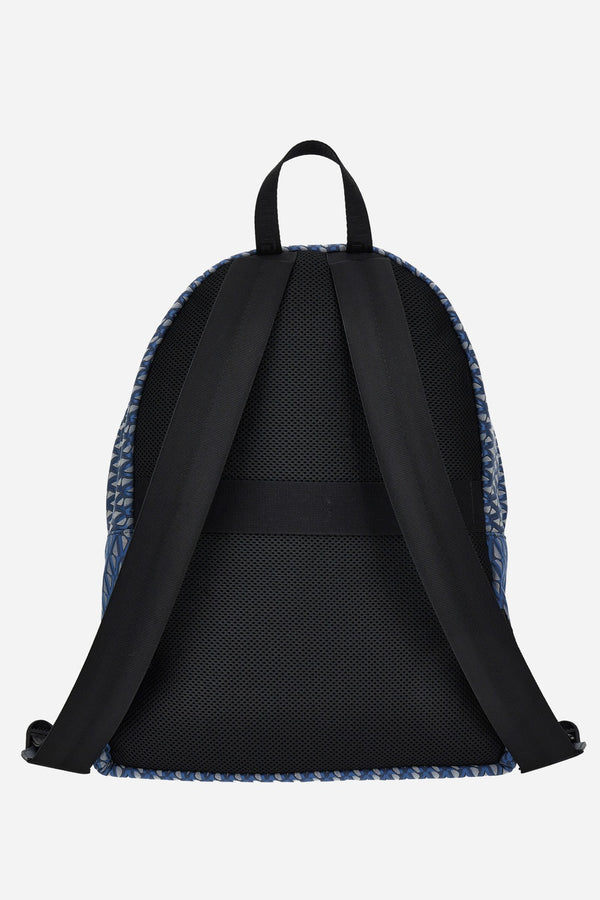 La Medusa Backpack In Jacquard Fabric+Calf Leather