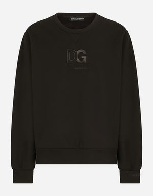 JERSEY SWEATSHIRT WITH 3D DG PATCH