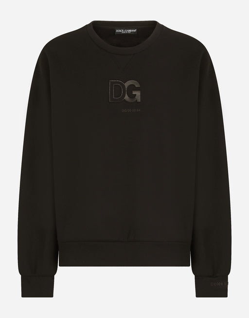 JERSEY SWEATSHIRT WITH 3D DG PATCH
