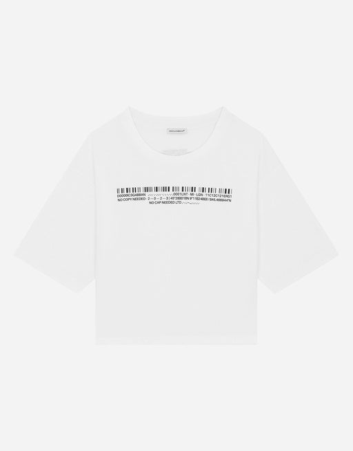 JERSEY T-SHIRT WITH DGVIB3 LOGO