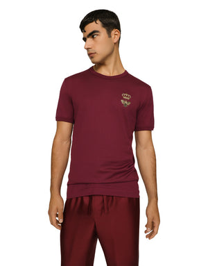 COTTON T-SHIRT WITH EMBROIDERY