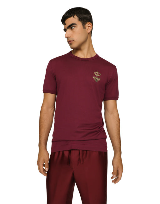 COTTON T-SHIRT WITH EMBROIDERY