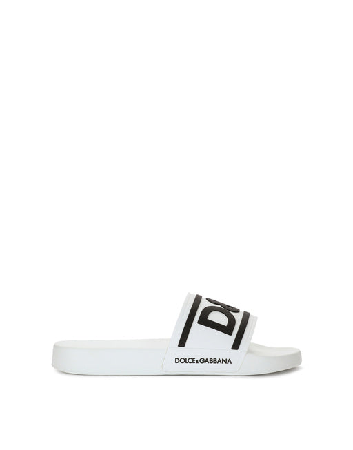 SLIDE RUBBER BEACHWEAR WITH DG LOGO