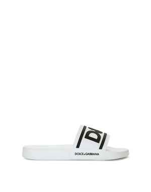 SLIDE RUBBER BEACHWEAR WITH DG LOGO