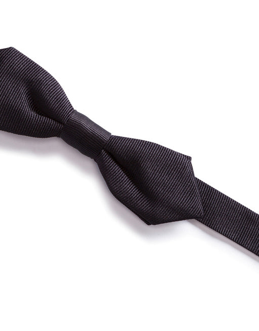 DOLCE & GABBANA BOW TIE IN NATURAL WHITE PURE SILK GROS GRAIN