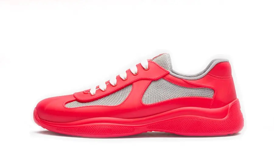 America's Cup Soft in gomma e tessuto bike Rosso Prada  Sneakers