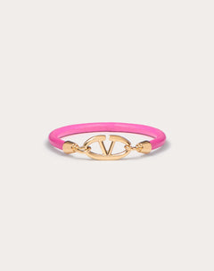 Bracciale Vlogo The Bold Edition Valentino Garavani In Pelle E Metallo