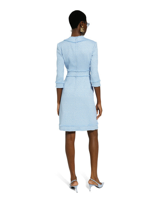 RASCHEL TWEED A-LINE SHIRT DRESS