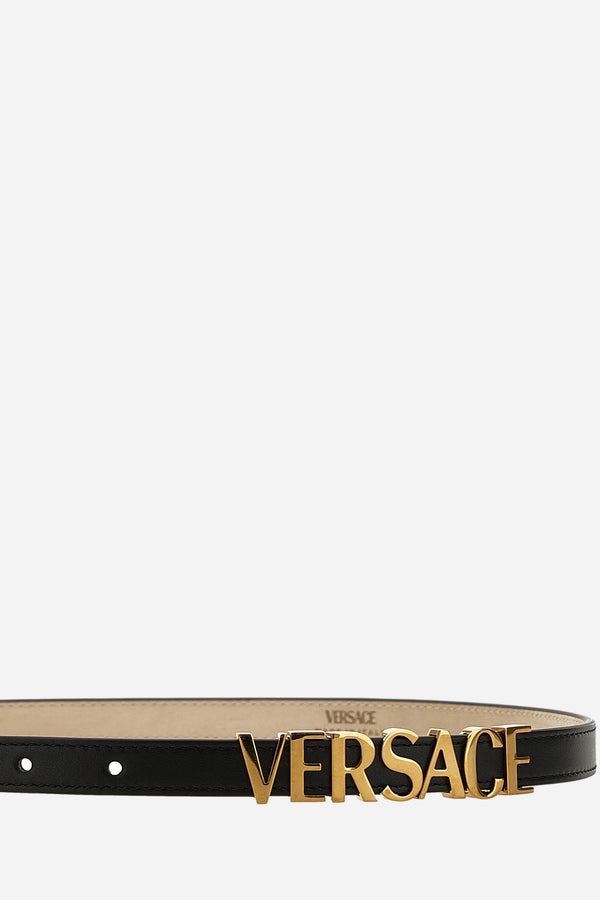 Versace Belt 1,5 Cm In Calf Leather
