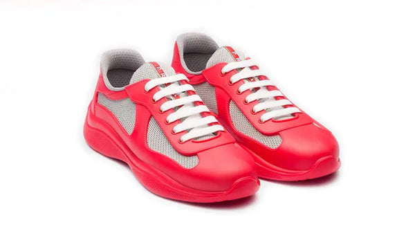America's Cup Soft in gomma e tessuto bike Rosso Prada  Sneakers