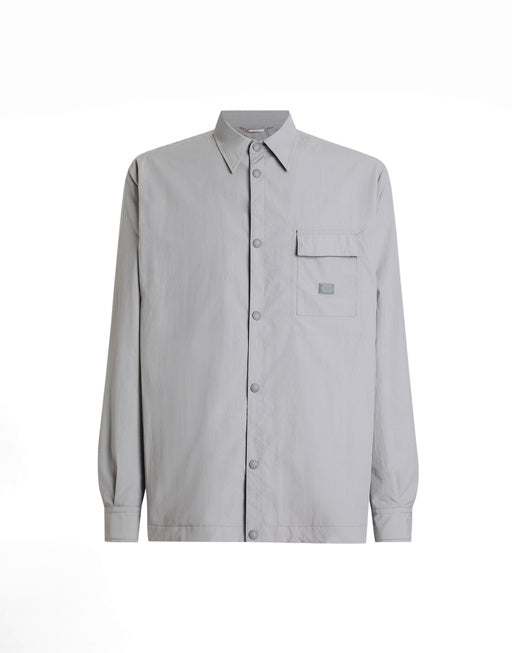 TECHNICAL FABRIC JACKET WITH BADGE