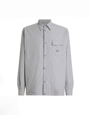 TECHNICAL FABRIC JACKET WITH BADGE
