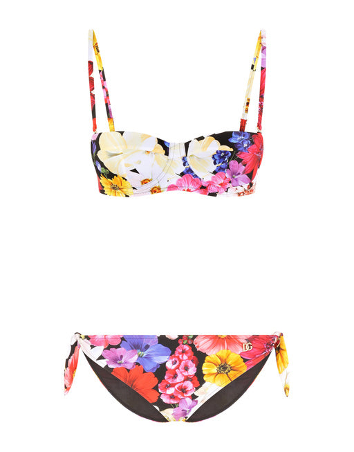 GARDEN-PRINT BALCONETTE BIKINI