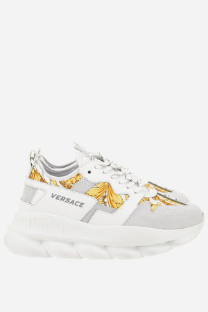 Chain Reaction Low Top In Suede-Barocco Print Fabric