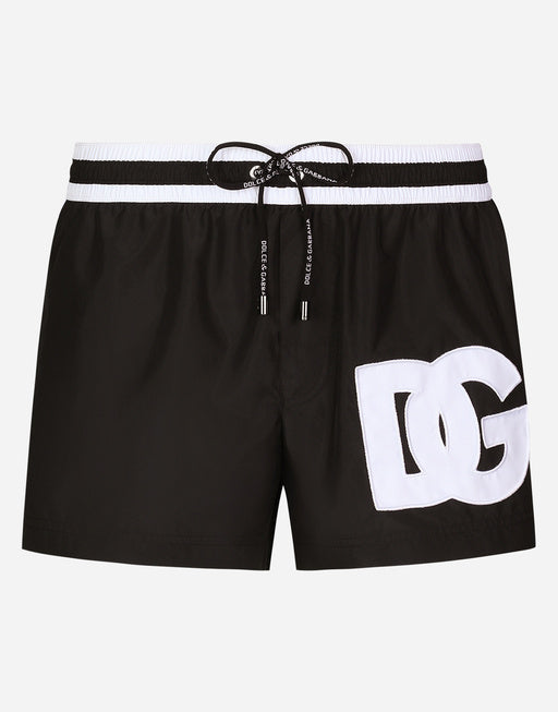 SHORT SWIM TRUNKS WITH DG PATCH