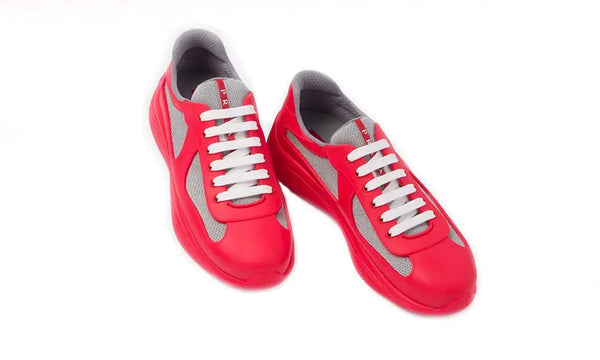 America's Cup Soft in gomma e tessuto bike Rosso Prada  Sneakers