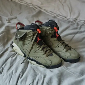  Air Jordan 6 Travis Scott Medio Oliva