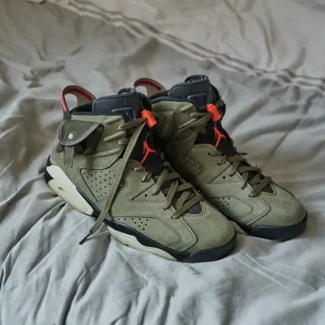 Air Jordan 6 Travis Scott Medio Oliva