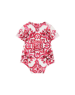 2-BABYGROW GIFT SET IN MAJOLICA-PRINT JERSEY