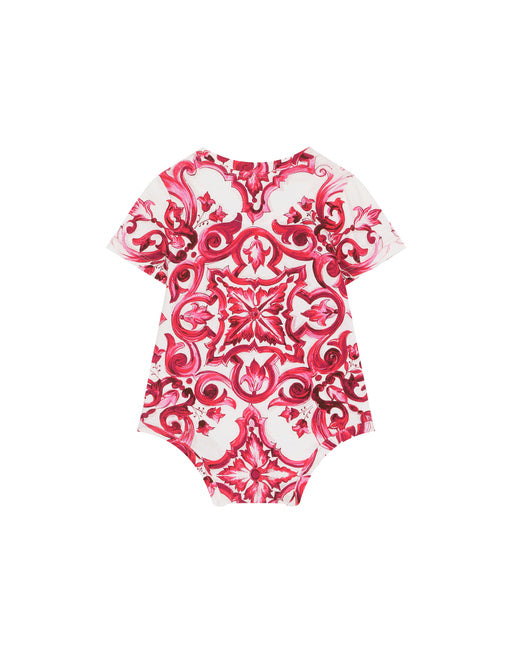 2-BABYGROW GIFT SET IN MAJOLICA-PRINT JERSEY