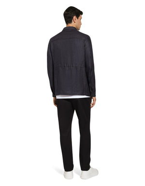 LINEN SAFARI JACKET