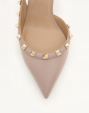 DÉCOLLETÉ SLINGBACK ROCKSTUD IN VITELLO 50MM