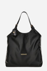 Versace Tag Tote In Calf Leather