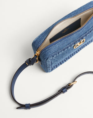 Mini Borsa A Tracolla Valentino Garavani Alltime In Denim