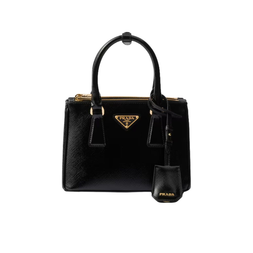 Galleria Mini Saffiano Vernice Black