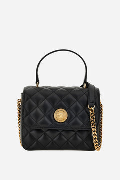 Icon Mini Top Handle In Quilted Lamb Leather