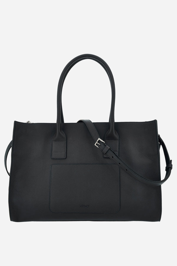 La Greca Tote In Calf Leather