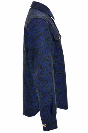 Informal Shirt In Barocco Jacquard Fabric