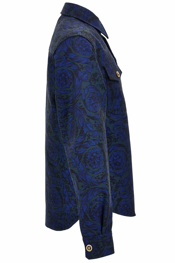 Informal Shirt In Barocco Jacquard Fabric