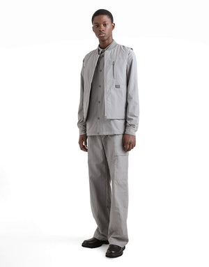 TECHNICAL FABRIC JACKET WITH BADGE