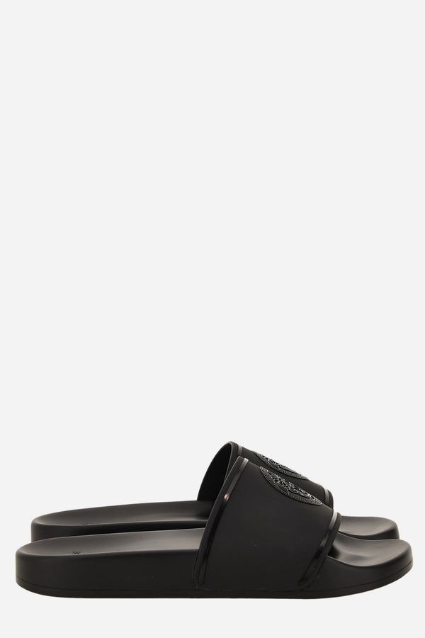 Versace Pool Slides In Rubber