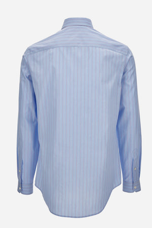 Informal Shirt In Multicolor Striped Poplin
