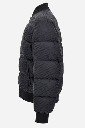 Down Jacket/Vest In Light Jacquard Monogram Technical Fabric