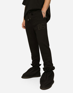 JOGGING PANTS WITH DG MONOGRAM AND DG EMBROIDERY