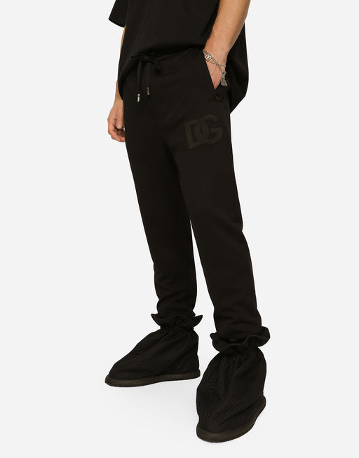 JOGGING PANTS WITH DG MONOGRAM AND DG EMBROIDERY