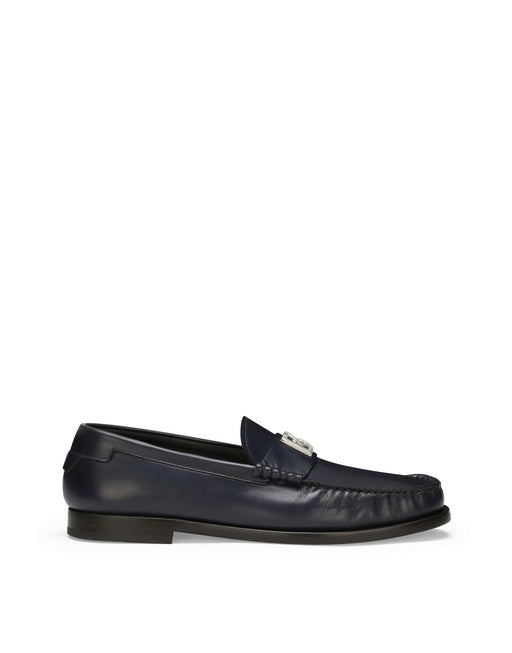 BRUSHED CALFSKIN LOAFERS