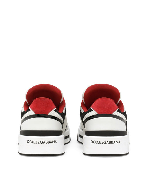 MIXED-MATERIAL NEW ROMA SNEAKERS