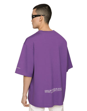COTTON JERSEY T-SHIRT WITH DGVIB3 PRINT AND LOGO