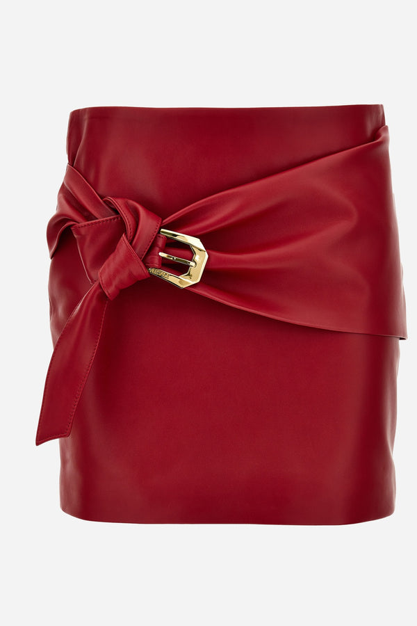 Skirt Leather In Lamb