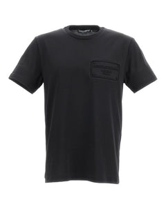 T-SHIRT WITH EMBOSSED DOLCE&GABBANA TAG