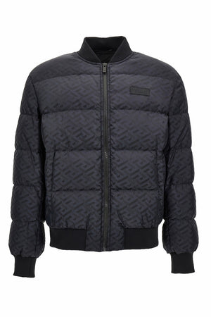 Down Jacket/Vest In Light Jacquard Monogram Technical Fabric