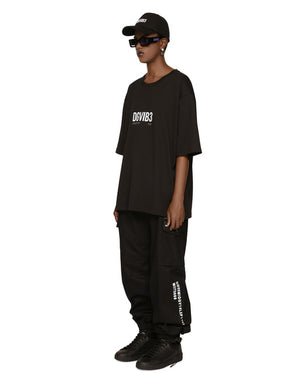 COTTON JERSEY T-SHIRT WITH DGVIB3 PRINT