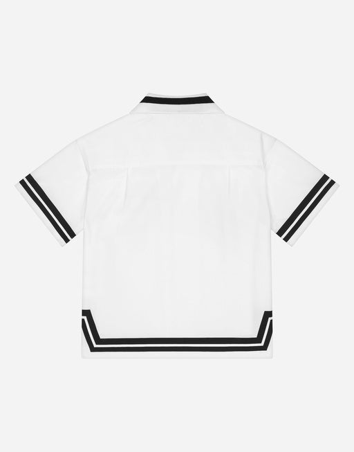POPLIN SHIRT WITH PATCH