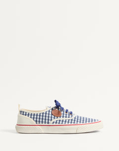 Sneaker Nojoke In Tessuto Canvas Stampa Vichy