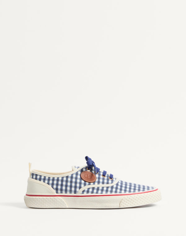 Sneaker Nojoke In Tessuto Canvas Stampa Vichy
