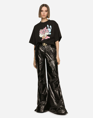 T-SHIRT WITH GIANPIERO D’ALESSANDRO PRINT